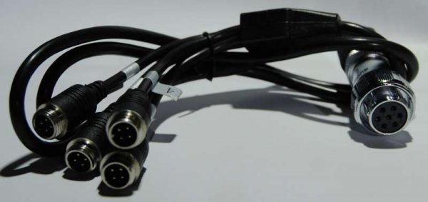 4 camera cable for implements