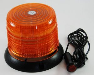 Amber rotating LED Flashing light