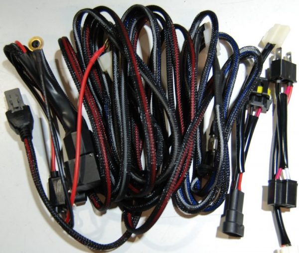 Wiring harness for upgrade lighting