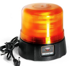 40 Watt Amber Flash Magnetic Base rechargeable, Code; ledamb-312