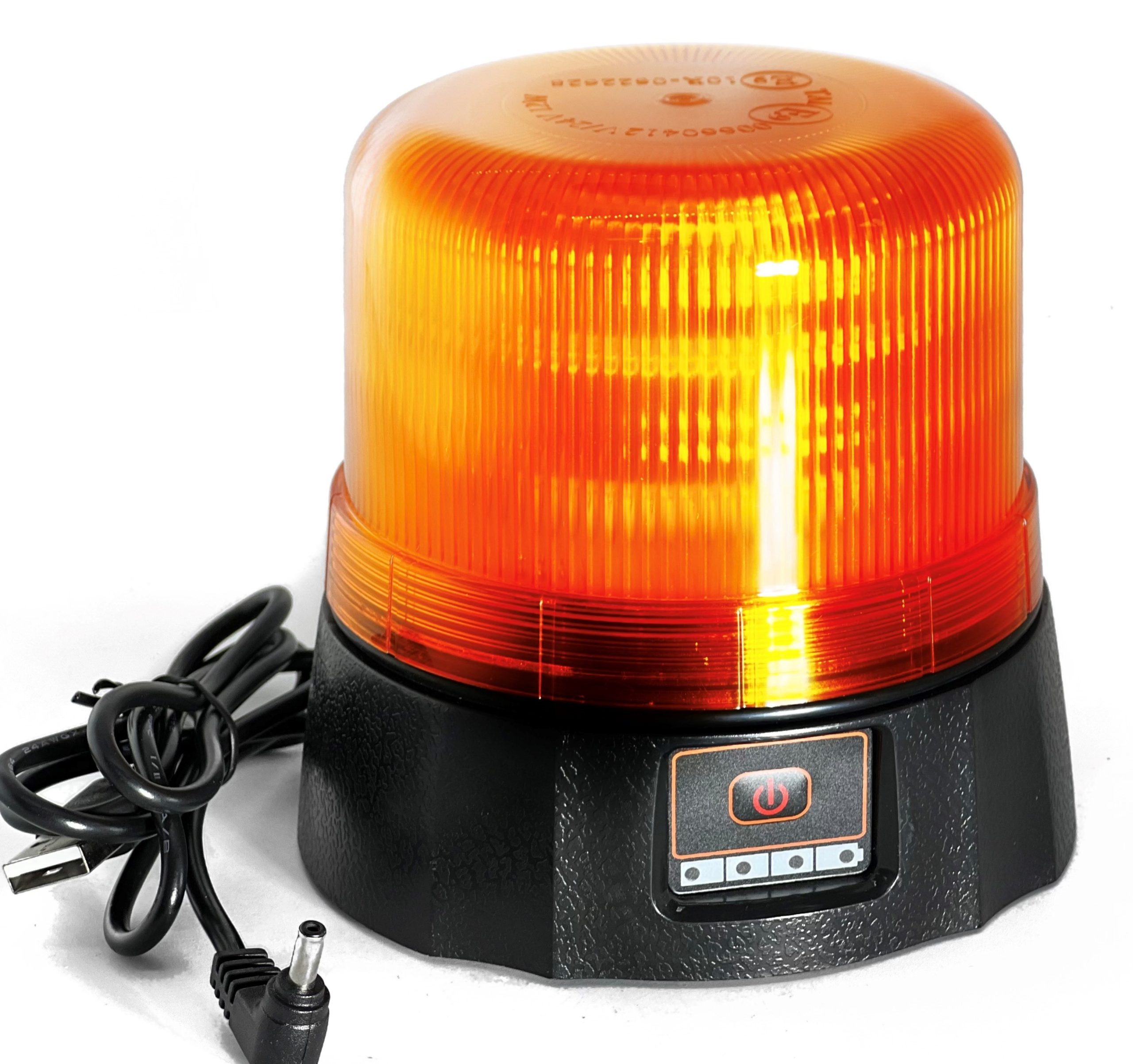 40 Watt Amber Flash Magnetic Base rechargeable, Code; ledamb-312