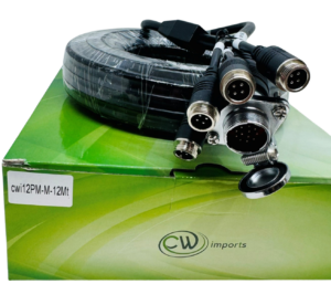 12 Pin Male to 4 pin camera inputs, 12Mts